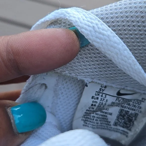 Nike Air Force 1 LV8 Multi Etch Swoosh Boys Sz 5Y - Picture 5 of 11